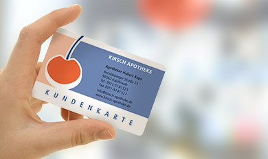 Die Kundenkarte der Kirsch-Apotheke, Kalchreuth